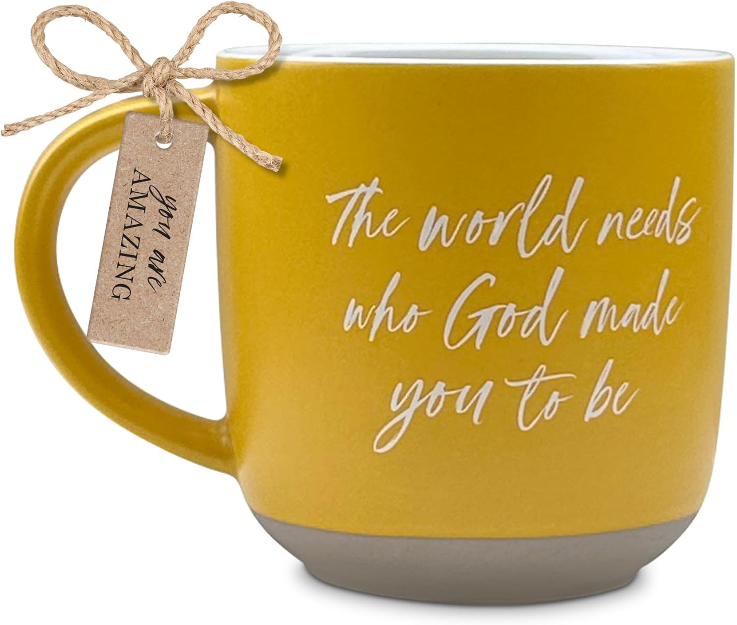 Lighthouse Christian Products Inspirational Coffee Cup Drinking Mug, 19 Ounce Ceramic, The World Needs