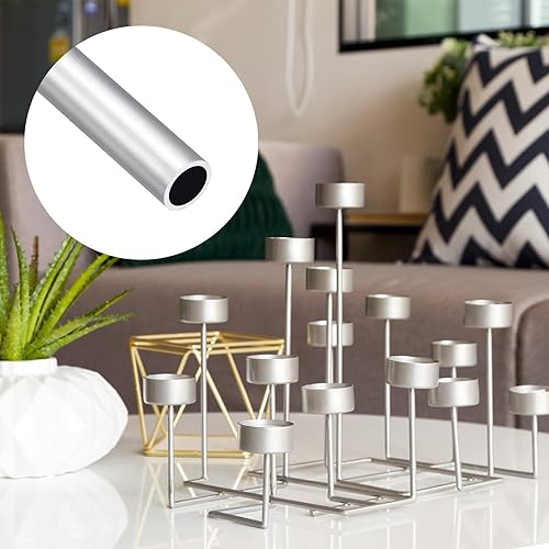 Miniatura 139 de METALLIXITY Tubo de aluminio 6063 (0.394 in de diámetro x 0.276 in de diámetro interior x 11.811 in de largo), 2 piezas, tubo redondo de aluminio