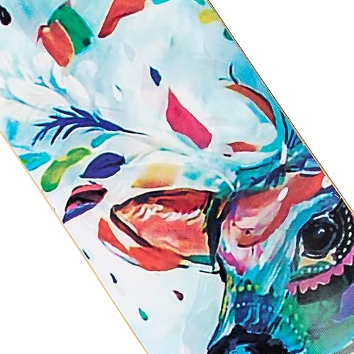 Miniatura 3 de New Olym Longboard Skateboard, 44 pulgadas, 8 capas de arce canadiense Drop Through Longboards para jóvenes principiantes.