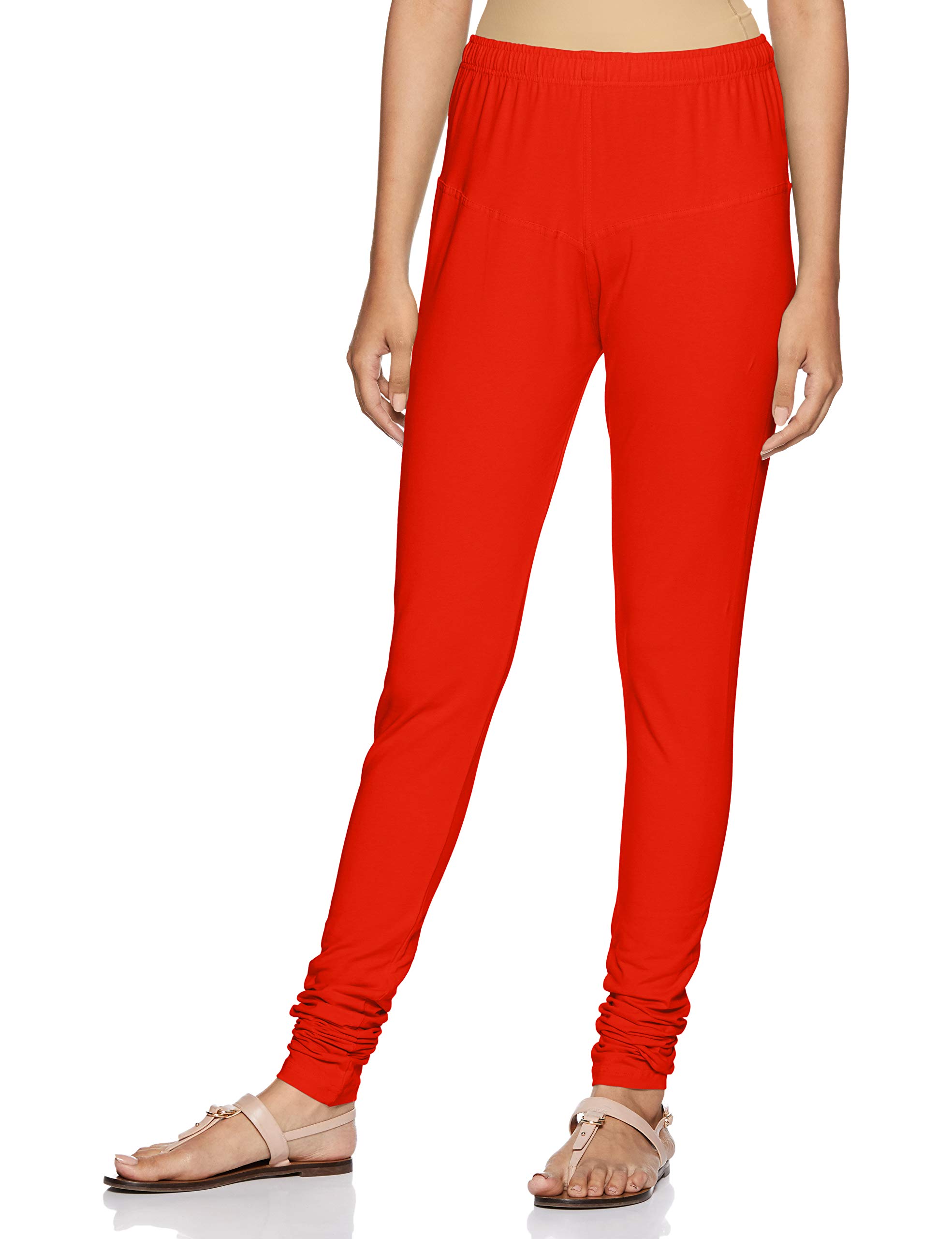 rupa Women's High Rise Softline 4D Cotton Stretch Comfort Churidar Leggings,All-Purpose Fashion for Western, Ethnic, Sporty, and Casual Wear - Full-Length, Solid Color, Pack of 1 Large-picture-32