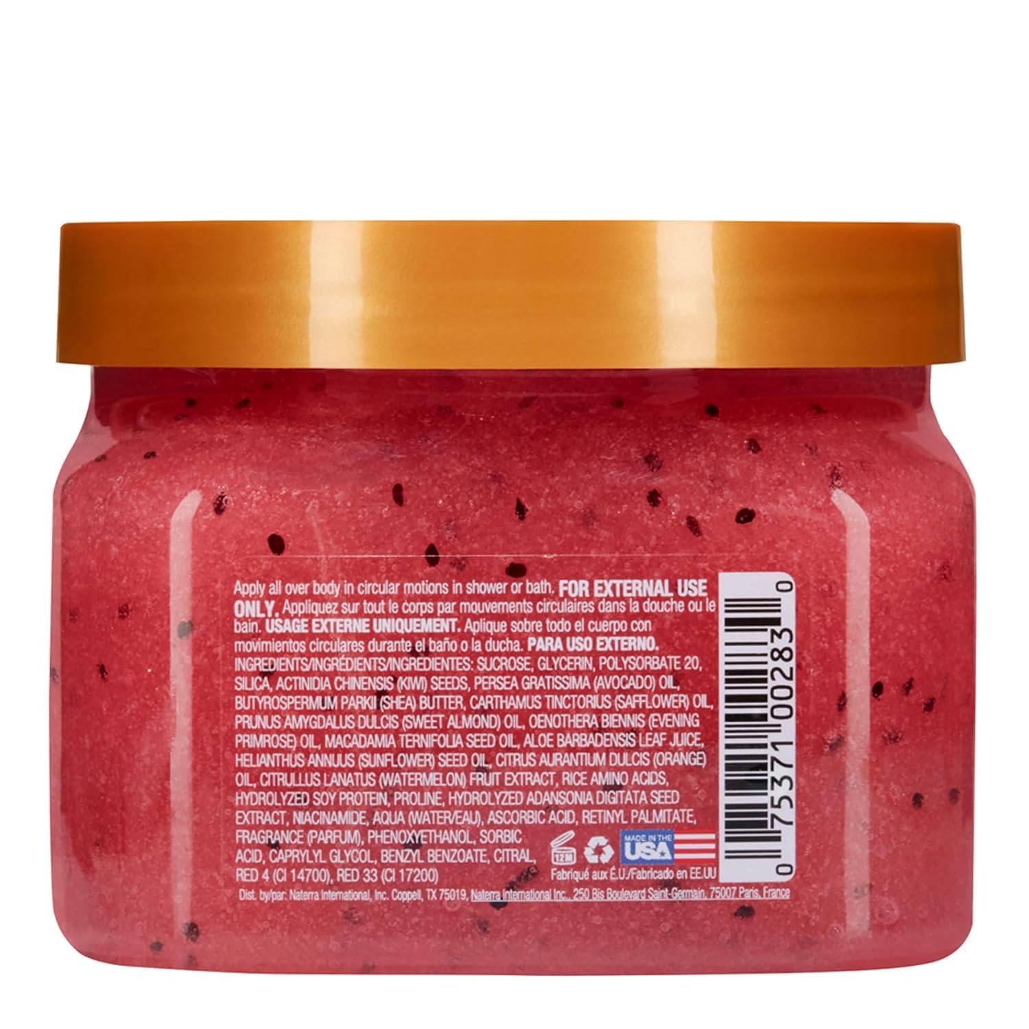 TREE HUT, Watermelon Shea Sugar Scrub, Exfoliante Corporal de Azúcar Natural con Manteca de Karité y Esencia de Sandía, Exfolia e Hidrata la Piel, 510 gramos