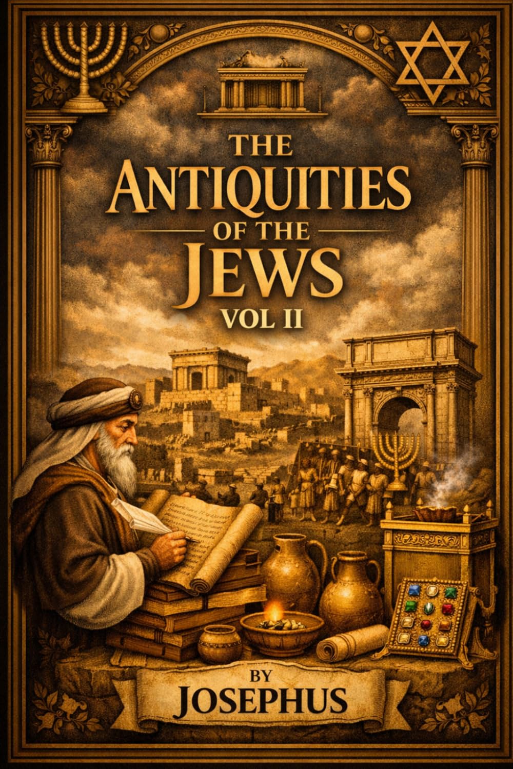 The Antiquities of the Jews Vol II: LARGE PRINIT EDITION