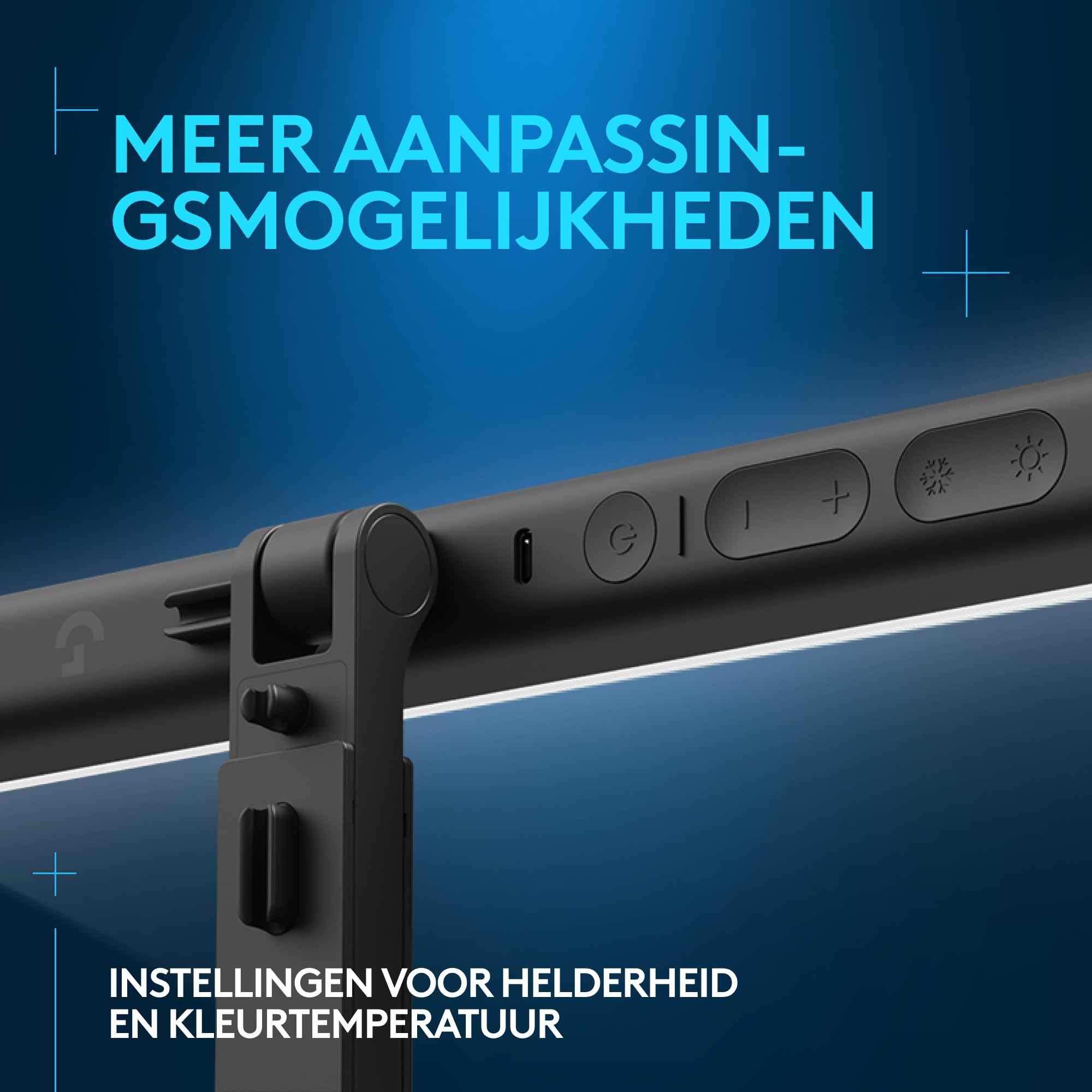 Logitech G Litra Beam premium gaminghoofdlamp met ledverlichting (grafiet) | TrueSoft-technologie, verstelbare bureaubevestiging, instellingen helderheid en kleurtemperatuur, bedieningsapp, pc/Mac