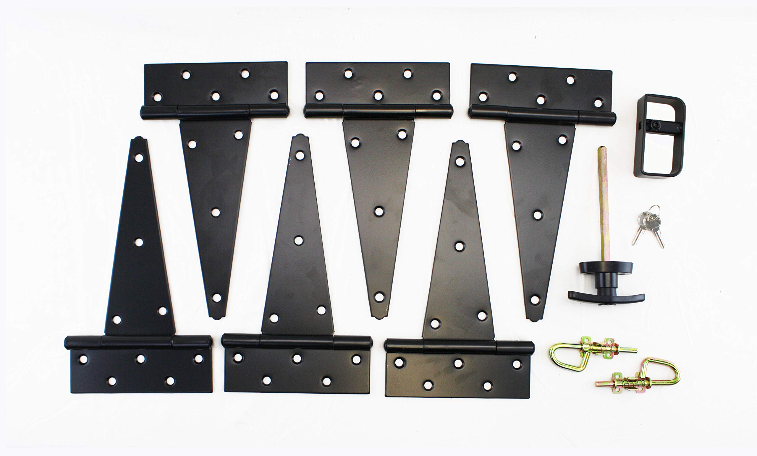 Buy Hardware Kit 10" Strap T Hinge, T Handle, Loop Barrel Bolts Heavy