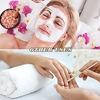 Vista 7 de Demissle Palitos de cera de madera para cejas, mini aplicador de depilación, labio, nariz, ceja, artesanía, pequeña espátula facial para depilación