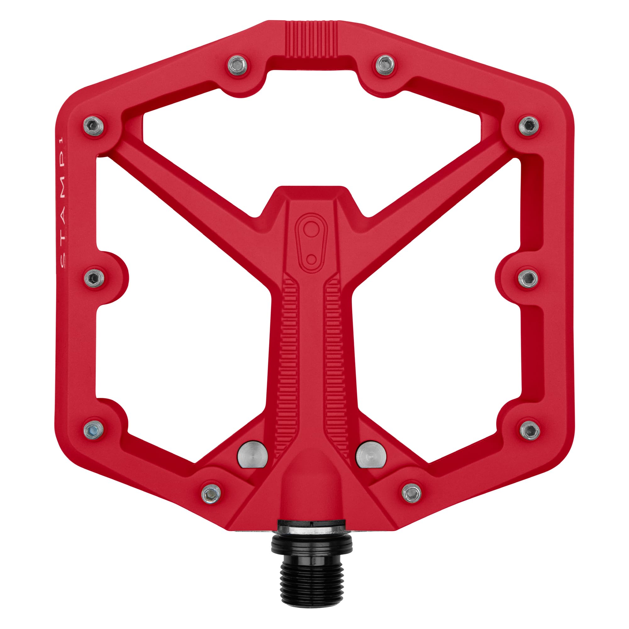 Crankbrothers Stamp Flat MTB Pedals - Size-Specific, Lightweight, Versatile, Durable Bike Pedals