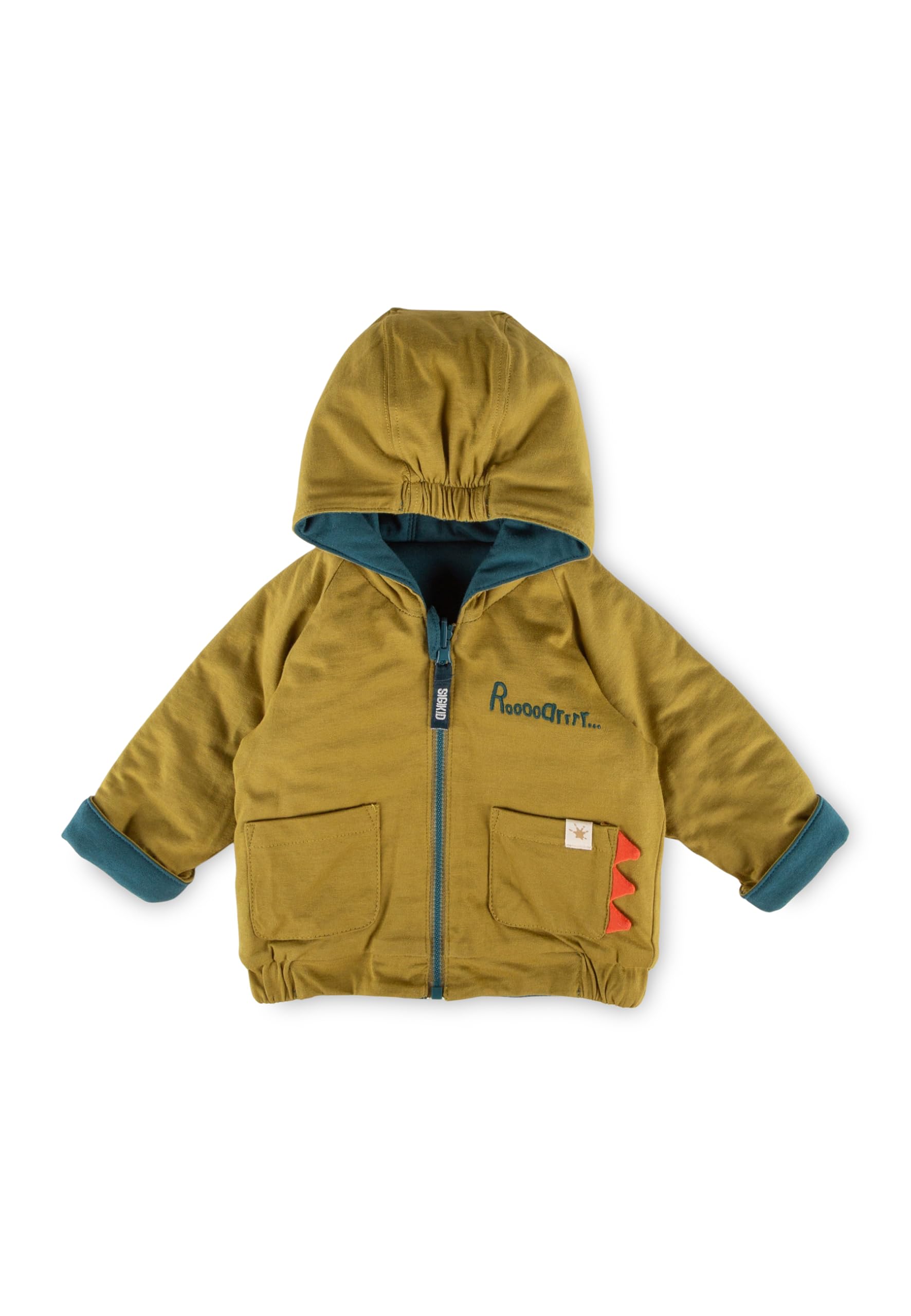 Sigikid Wendejacke wattiert Dino Fun aus Bio-Baumwolle für Baby Jungen