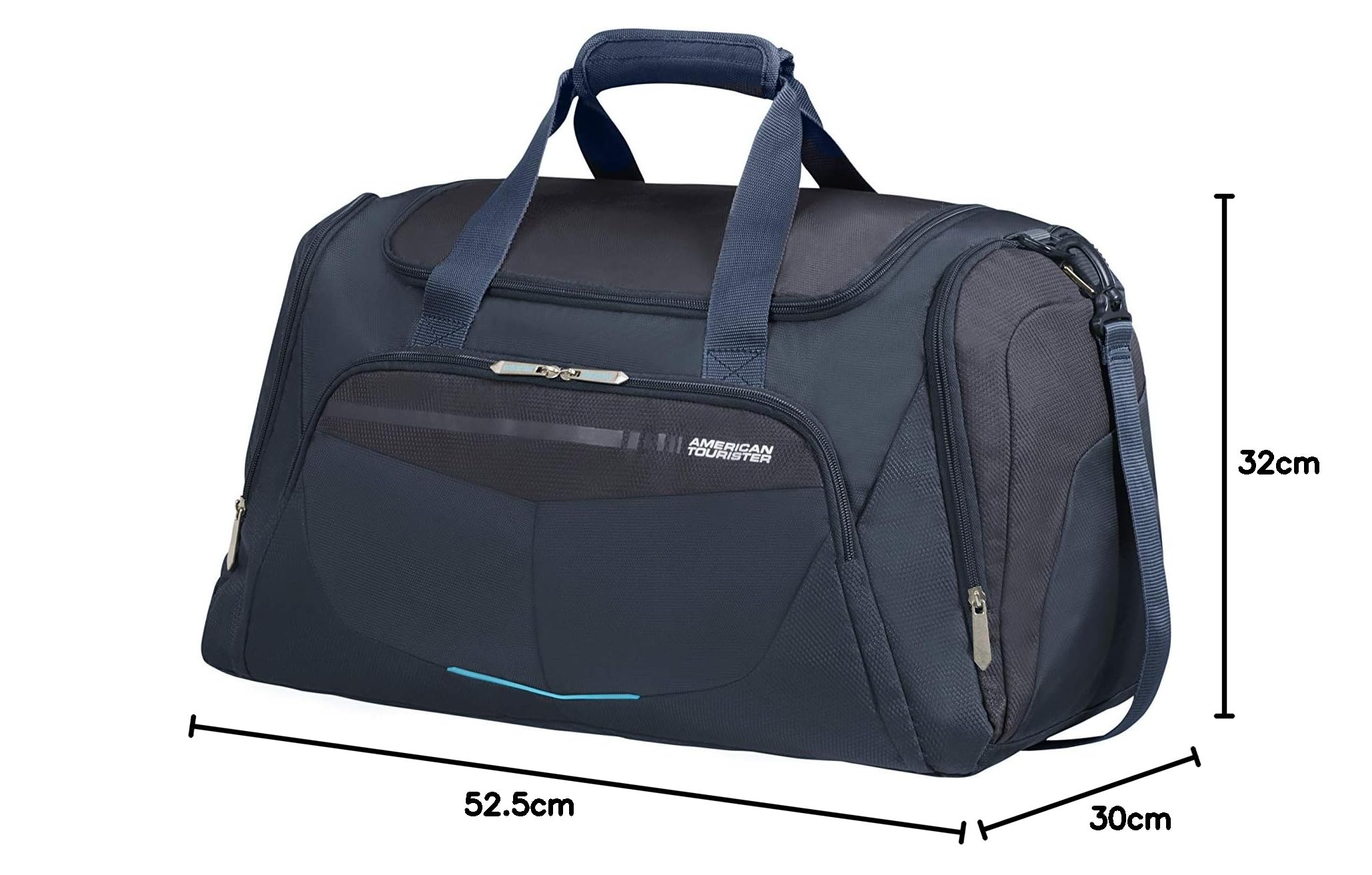 American Tourister Travel Duffle, Borsone, 52.5 cm - 50.5 L, Blu (Navy)