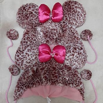 Amazon.co.jp: デイズニー ミニー ヒョウ柄 ファンキャップ ピンク