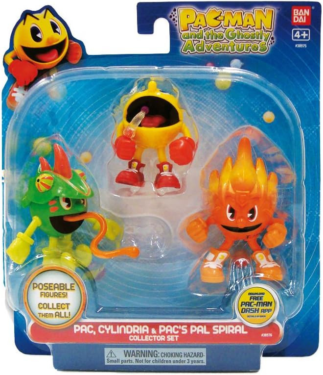 Pac Man 38978 Pac and Friends Action Figures 3 Pack