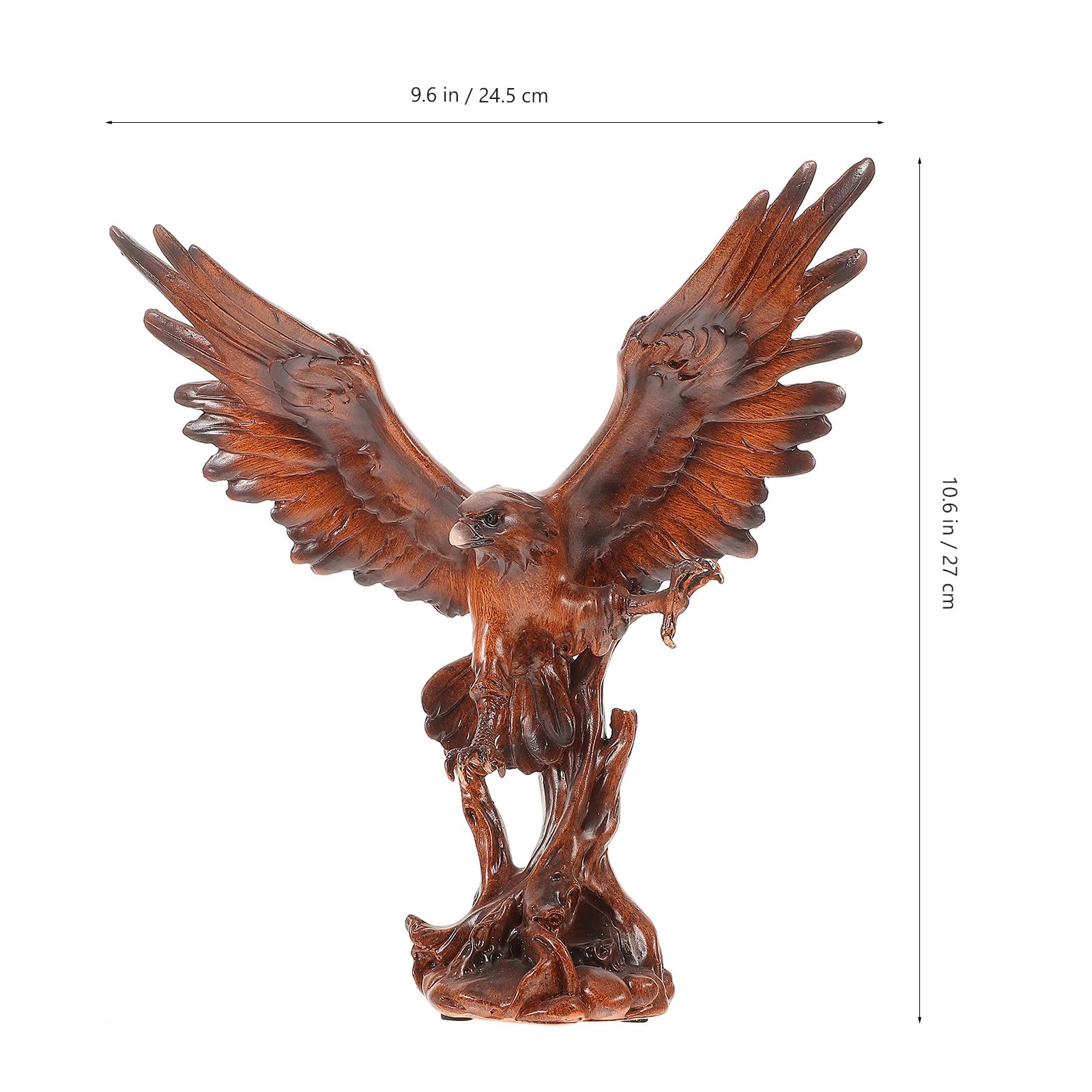 PACKOVE Statua Raffinato in di e Sintetica Resina Spiegate Stilosa, Decorazione da Scrivania Ufficio e Tavolo D'ingresso