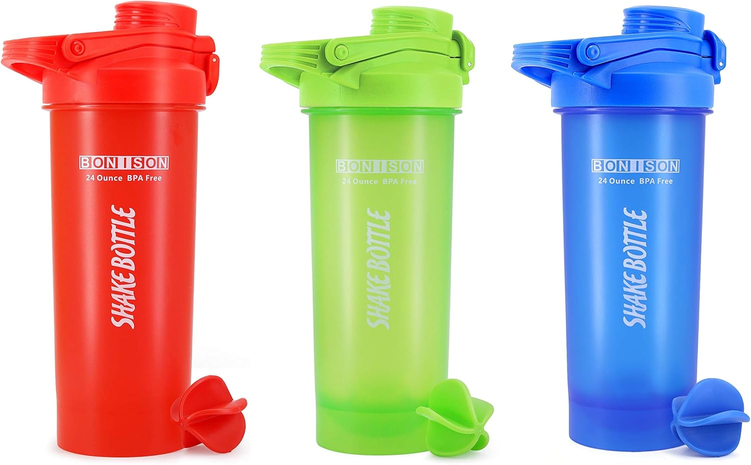 Amazon autoflip Shaker Bottle Proteinのミックスで3パックカップパウダーBlender