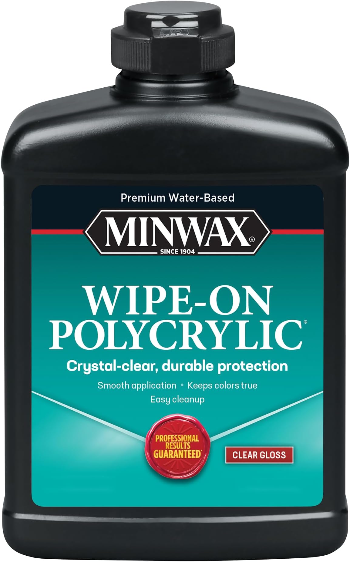 Minwax 409160000 Wipe-On Poly, Pint, Gloss (Water Based) Packaging may vary