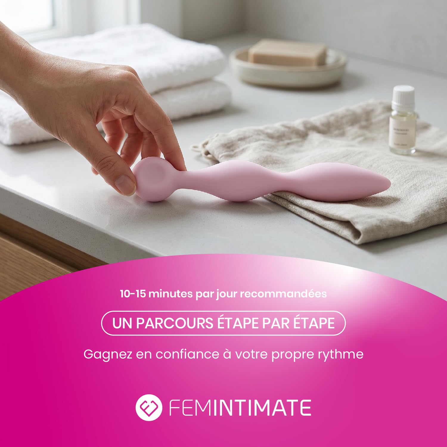 Intimrelax – Set de dilatateurs vaginaux progressifs – Entraînement intime, amélioration de l’élasticité, confort et accompagnement en douceur