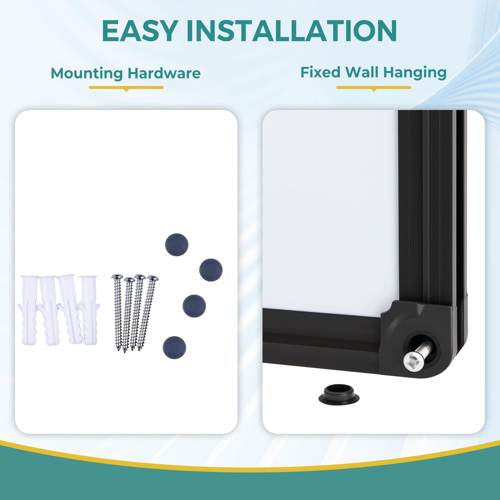 Amazon | DexBoard 72インチ x 40インチ 磁気ホワイトボード| 特大