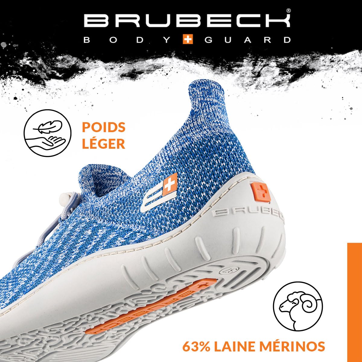 BRUBECK Merino SH5004 wygodne buty do chodzenia boso, damskie | Barefoot