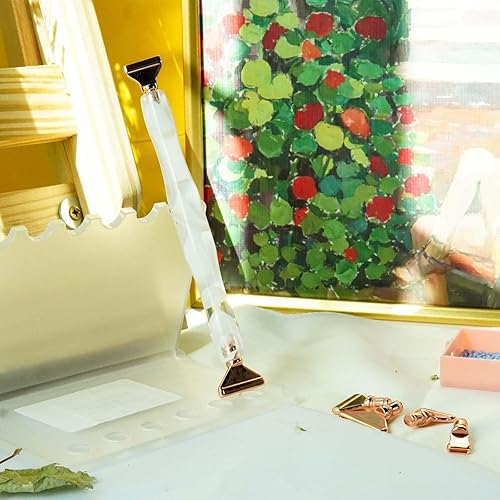 Miniatura 2 de NICENICY Juego de 38 bolígrafos de pintura de diamante, 3 bolígrafos de pintura de diamante, 8 bonitos bolígrafos de pintura de diamante de metal y