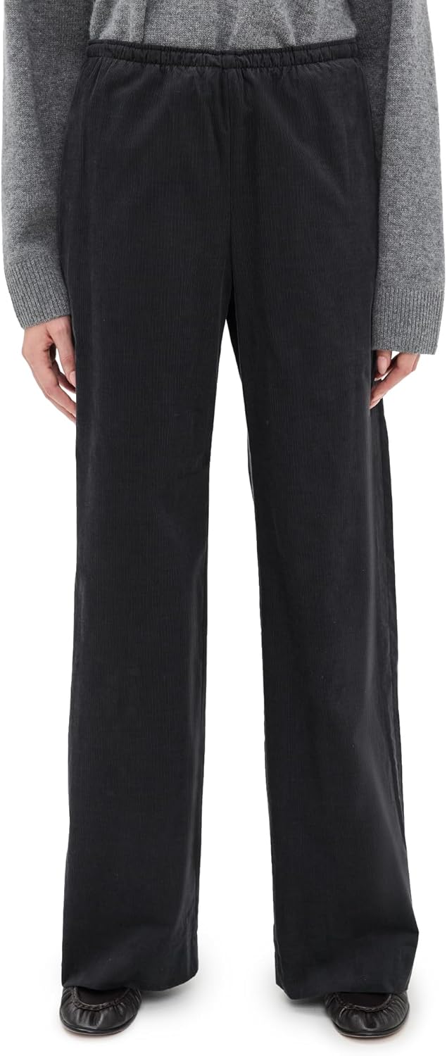 Vince Women's Mid Rise Pull On Corduroy Pants