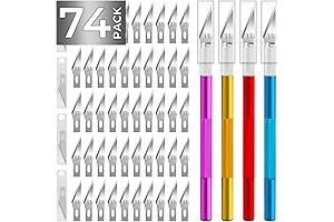 Professional-Grade Complete 74 Pack Exacto Knife Set