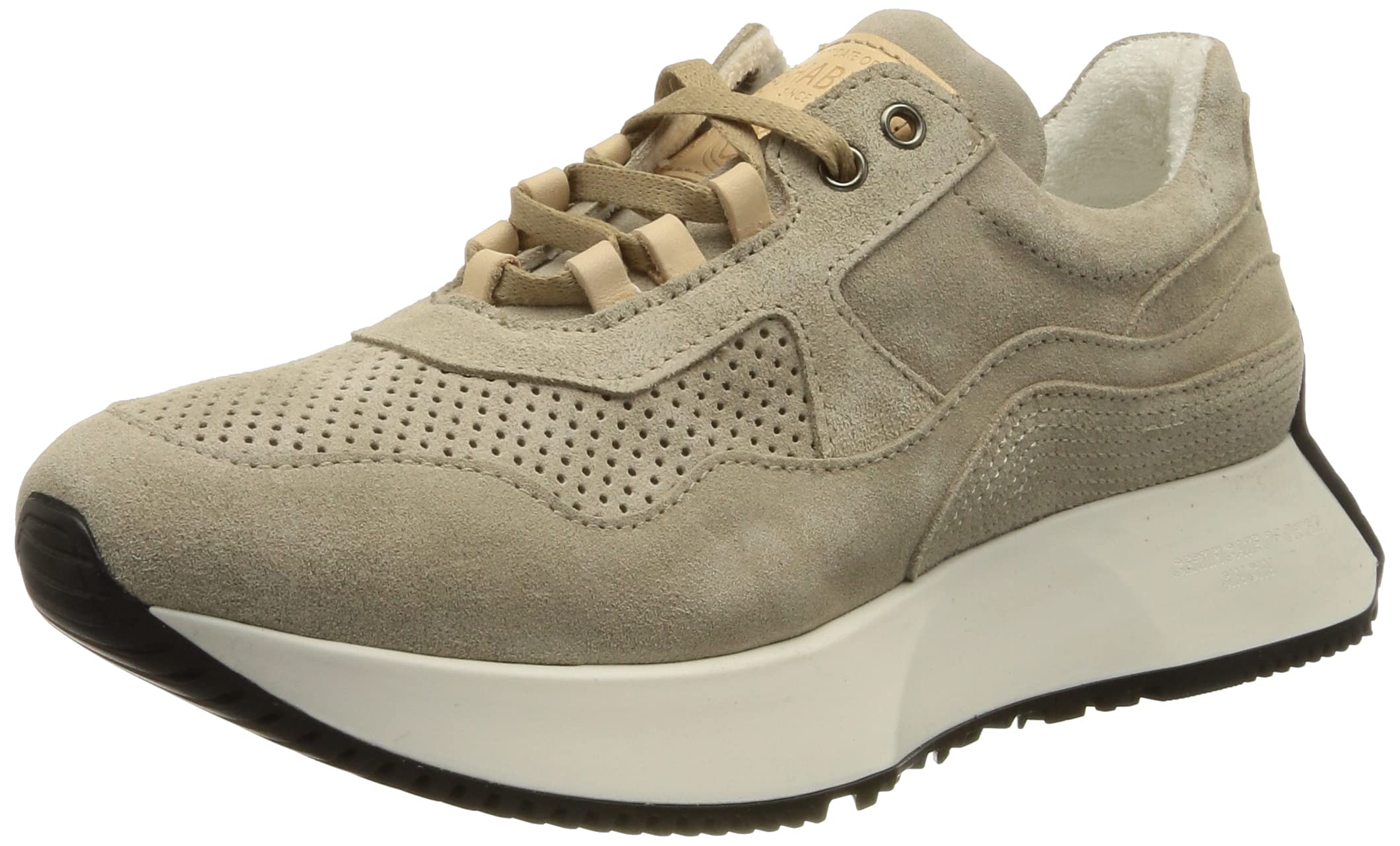 Shabbies AmsterdamWomen's SHS1172 Sneaker, Light Grey, 4 UK