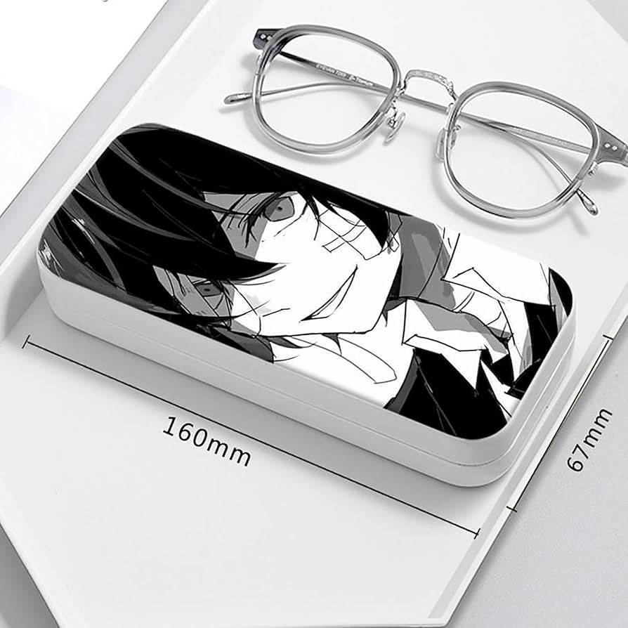 文豪ストレイドッグス眼鏡 太宰治モデル（黒の時代） 眼鏡市場×文豪