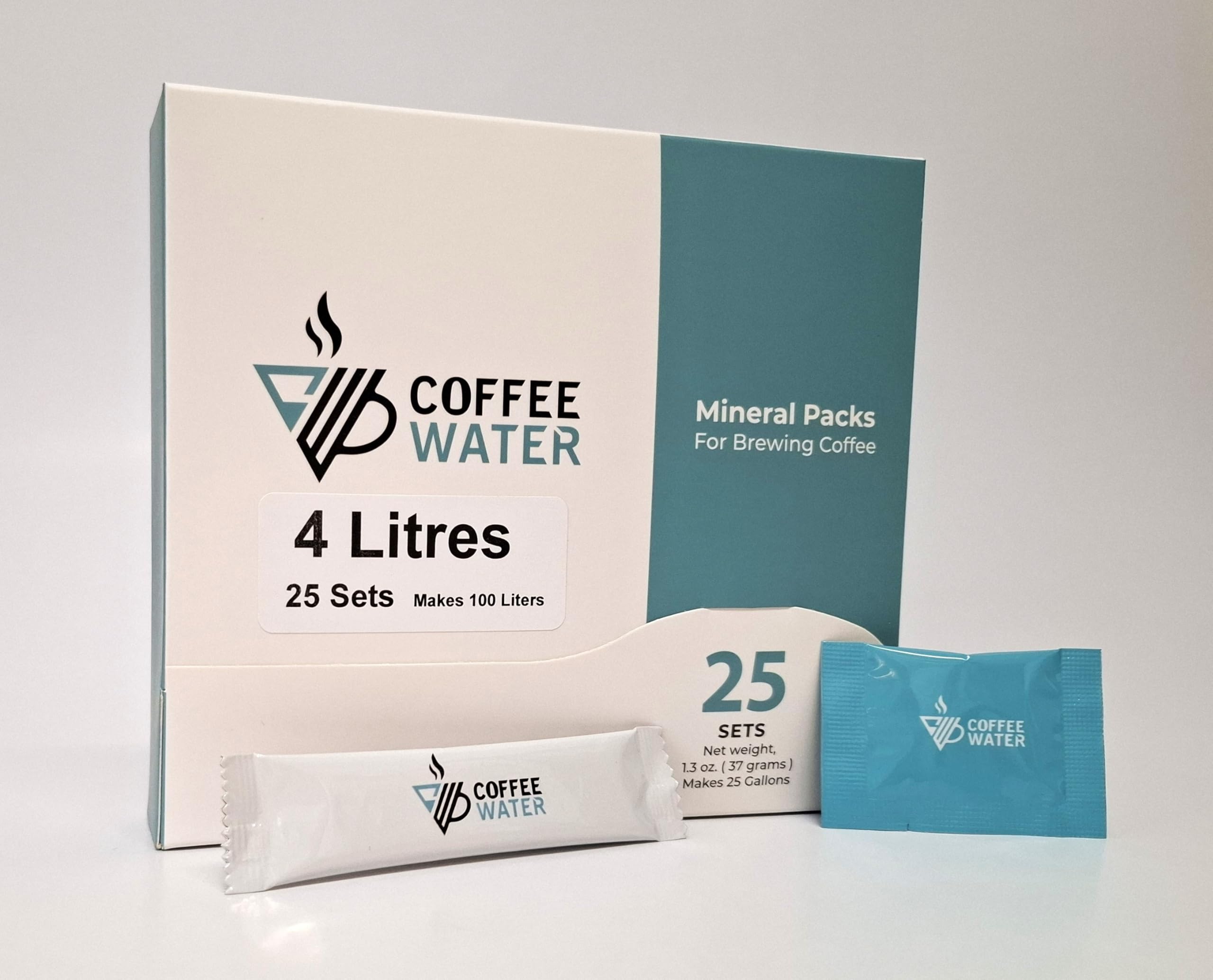 COFFEE WATER Mineral Packs for Making Water for Coffee (Makes 25 Gallons)
