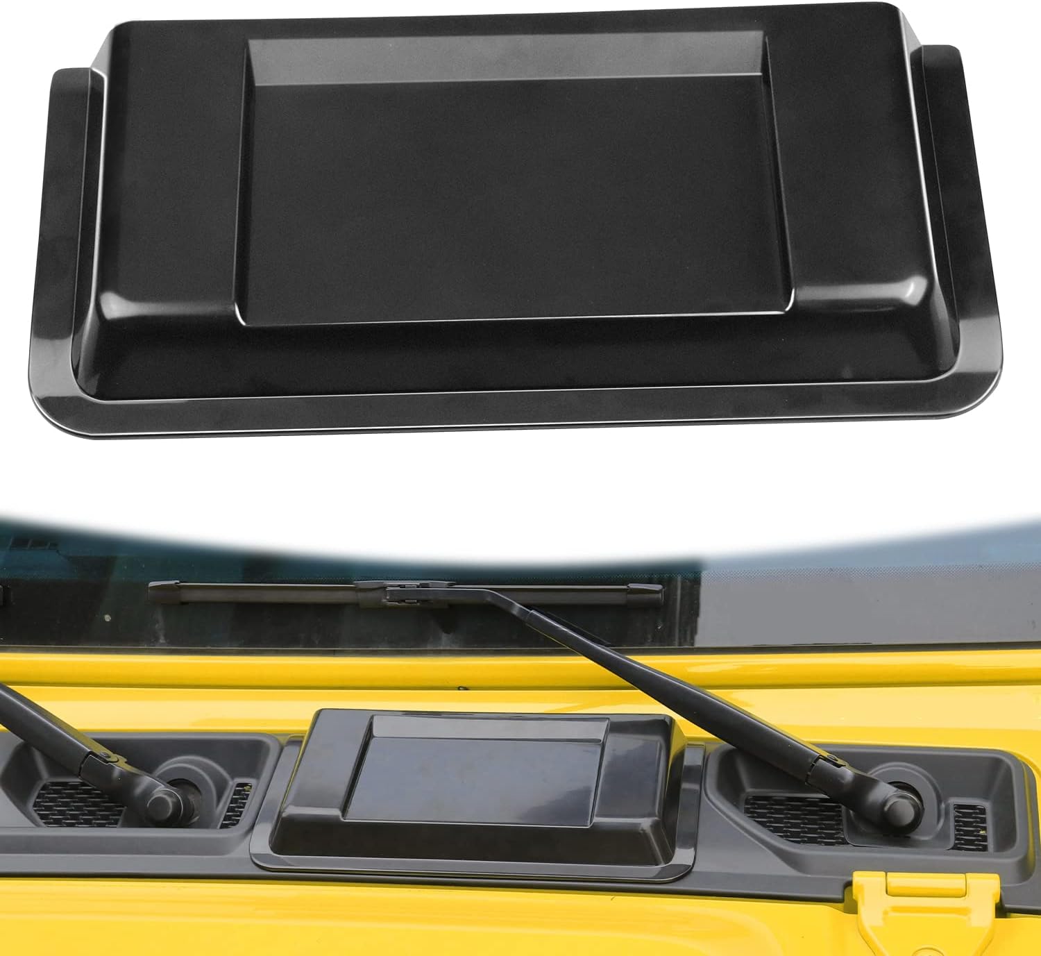 Hood Vent Scoop Cover Decoration Car Fit for Jeep Wrangler JL Gladiator JT 2018-2022 External Accessories