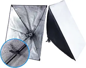 Sombrinha Soft-box Adequado p/Iluminação estúdio fotográfico Tamanho 50x70cm