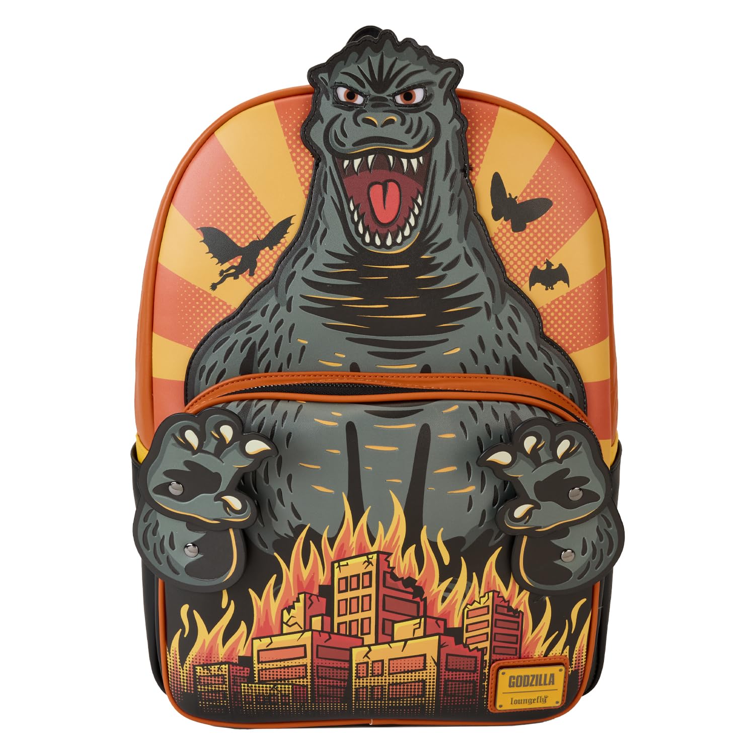 Loungefly Godzilla Attack Full-Size Backpack Bag - Official Licensed BNWT