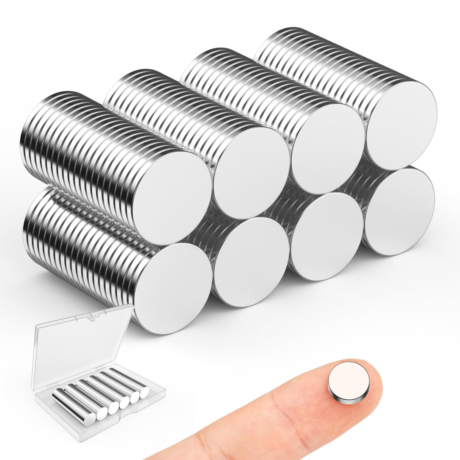 Small Magnets for Crafts, 10x3 mm Round Magnets 100 Pack — Amazon image 31