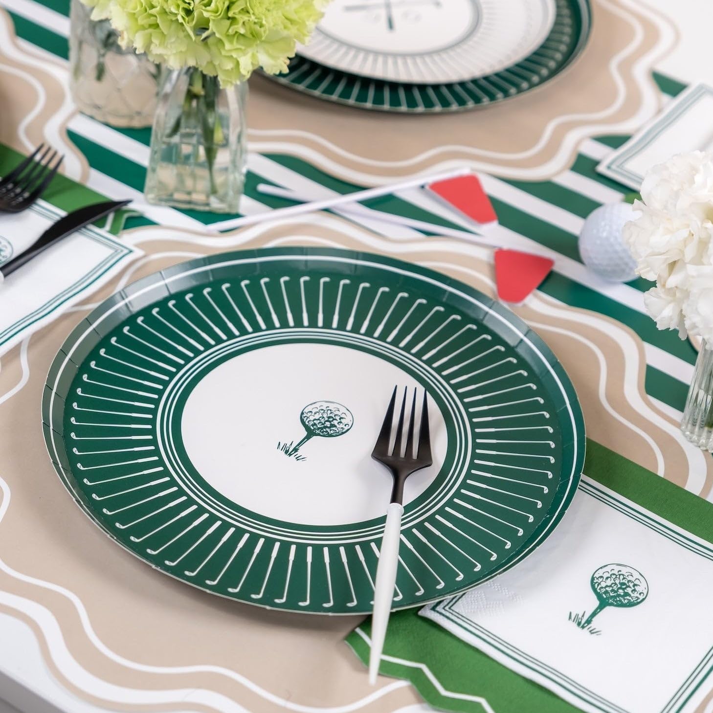 Gatherings by CP Golf Dinner Plates, 8 Pack, 10.5 Inch