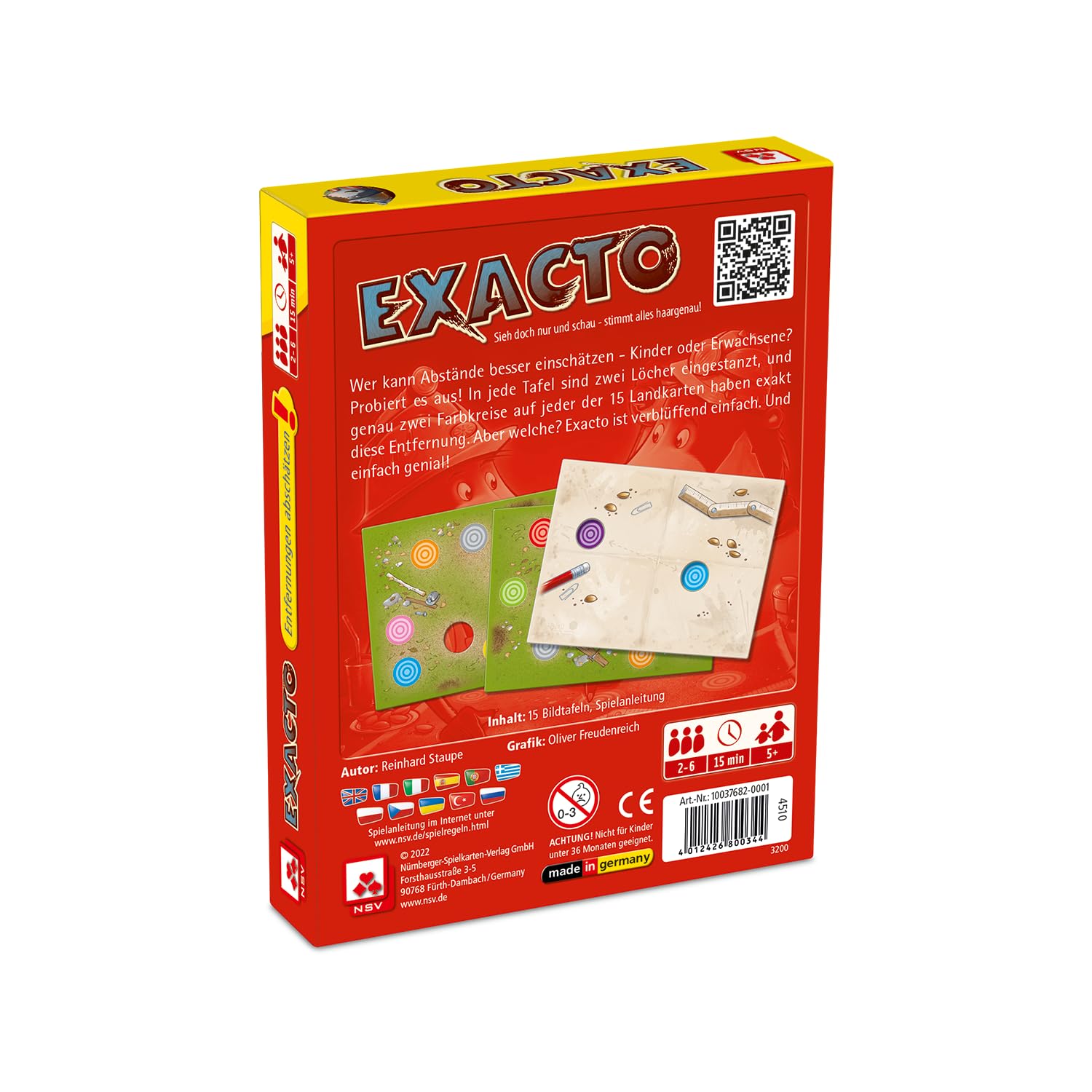 NSV EXACTO 4510 - Gioco Di Abilità Visiva Per Ragazzi E Famiglie - Sfida Di Percezione - 6
