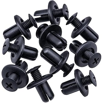 Rexka 10pcs 8mm Hole Fender Liner Bumper Cover Engine Splash Shield Retainer Clip Fastener Compatible with Hyundai Kia 86590-28000