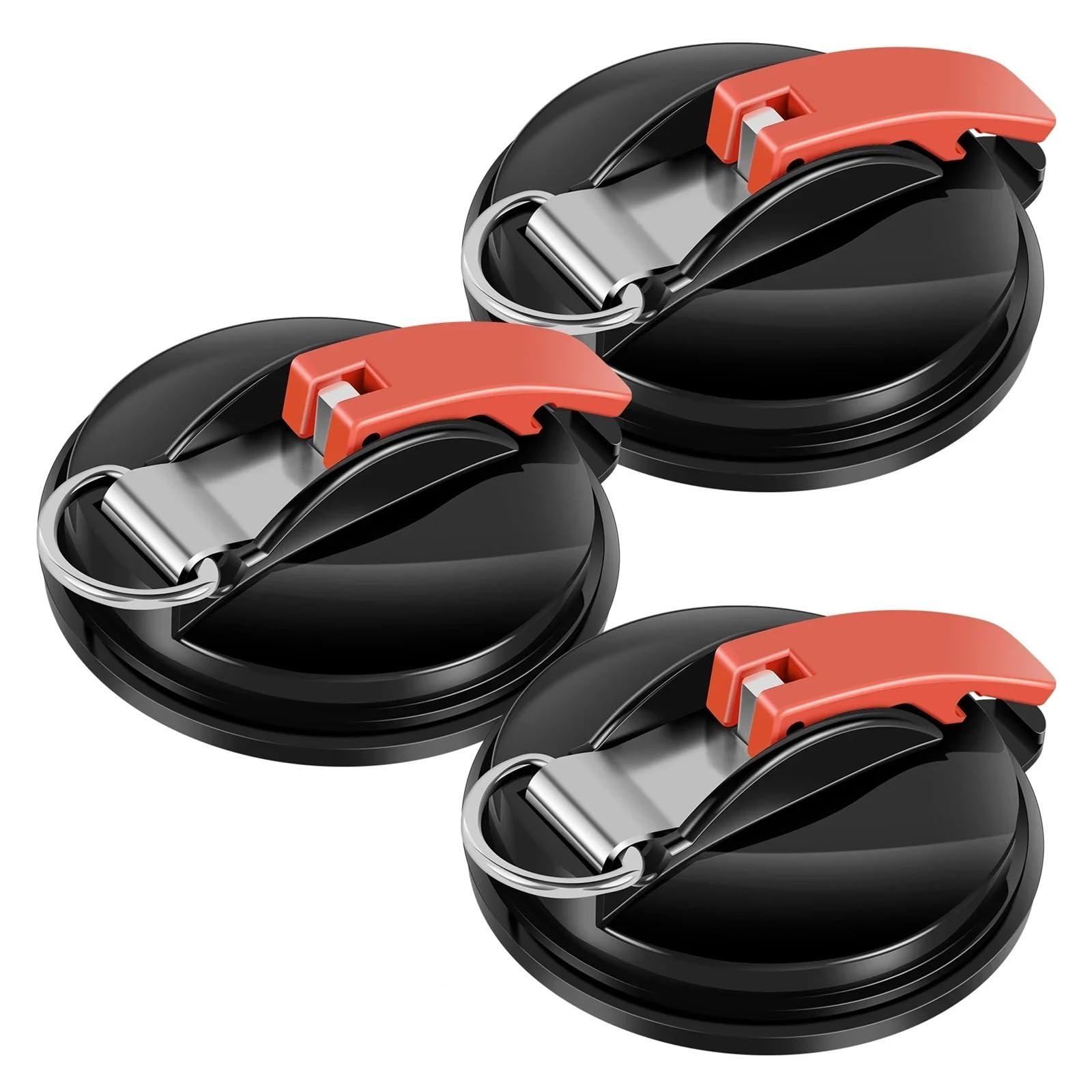 Seveqis 3Pcs Glass Suction Cup, Suction Cup Hooks Strong Vacuum Car Side Tarp Camping Bathroom(3Pcs)