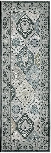 Miniatura 266 de Phantoscope Vintage Collection - Alfombra de área de 8 x 10 pies, alfombra grande para sala de estar, lavable, bohemio, antideslizante