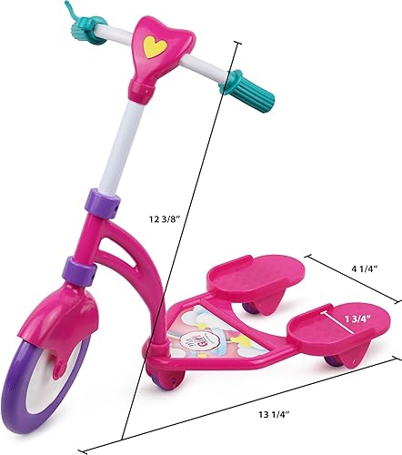 Miniatura 5 de Click N 'Play juego de monopatín y casco para muñeca, perfecto para muñecas American Girl de 18 pulgadas.