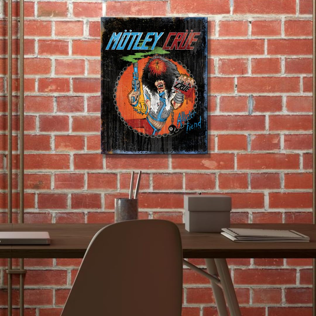 Amazon.com: Desperate Enterprises Motley Crue Allister Tin Sign