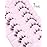 Onlyall Cat Eye Lashes Natural Lashes False Eyelashes Fox Eye Lashes False Lashes 7 Pairs D5