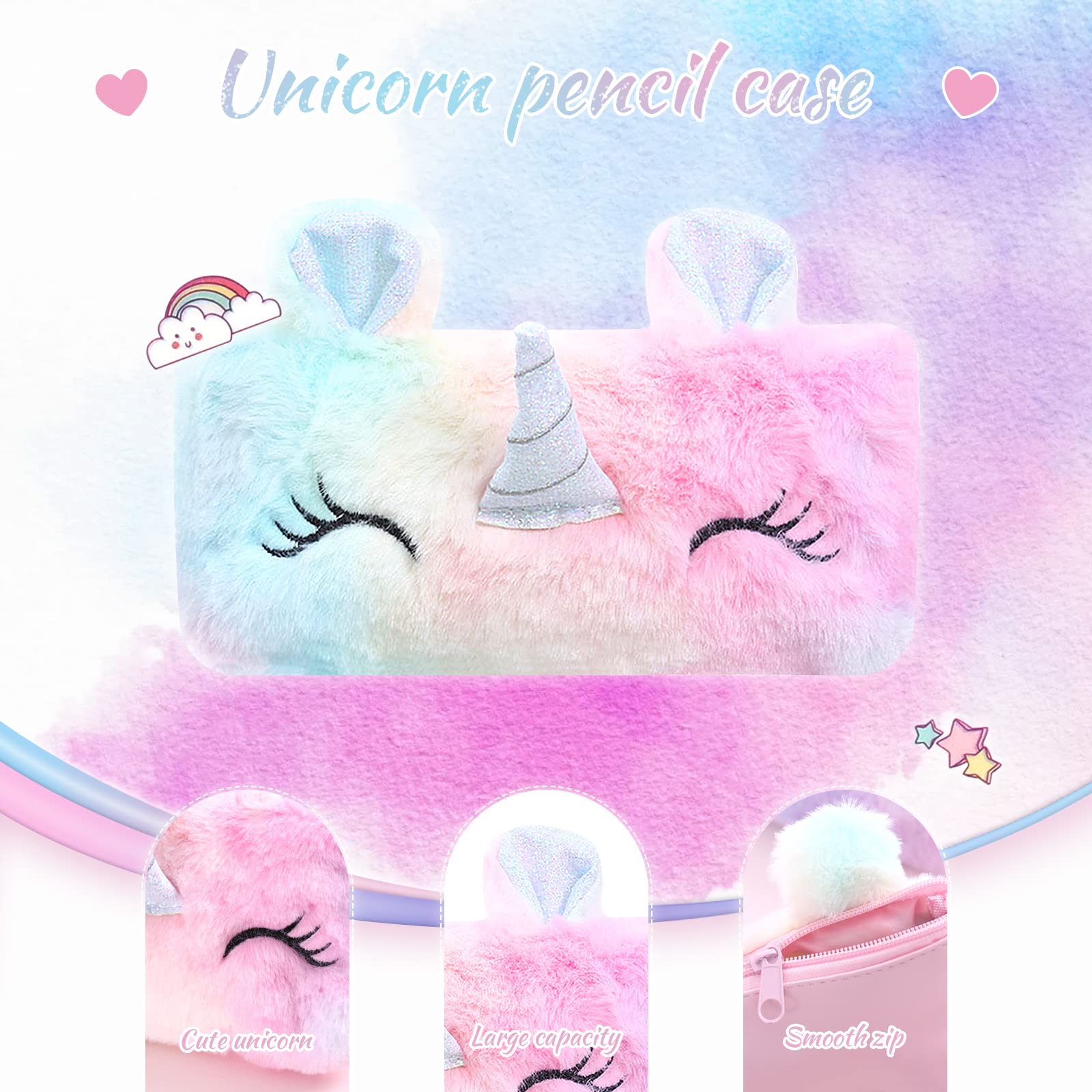 Anyfirst Diario Segreto per Bambina con Lucchetto, Set di Taccuino in Peluche e Un A5 Unicorno, Regalo 5-12 Anni, Rosa