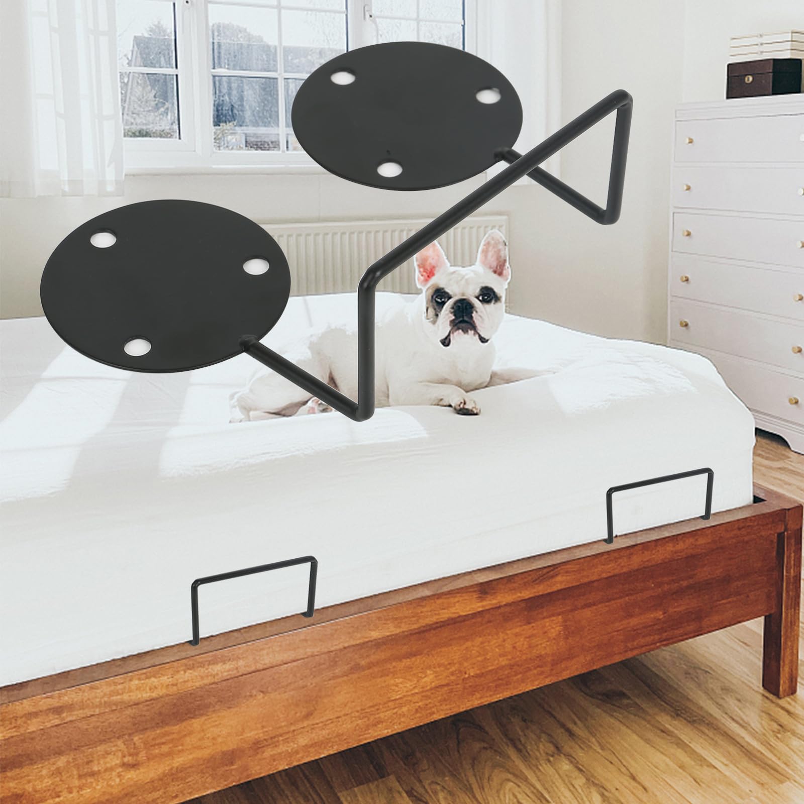 Inscrip 4x Matratzenkeil Edelstahl - Verhindert Verrutschen Der Matratze