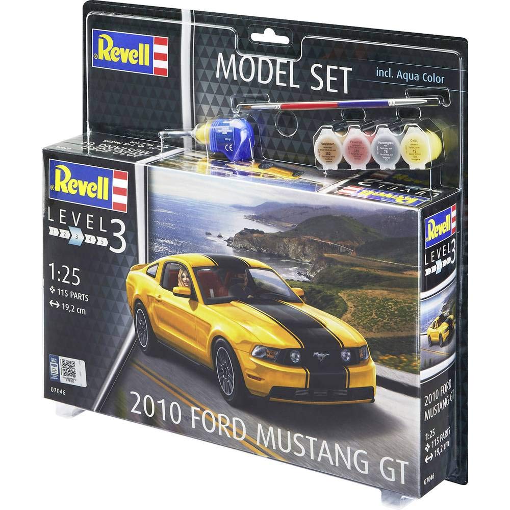 Revell Revell_67046 REV-67046 zestaw do modelu Ford Mustang GT zestaw modelarski + akcesoria