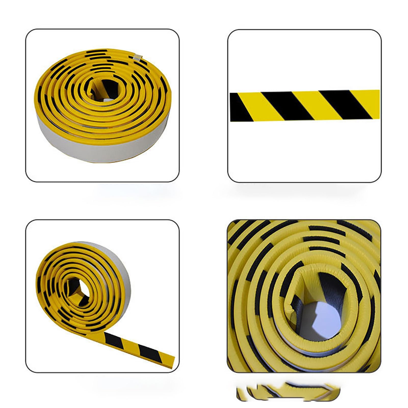 Protectores de Esquina Borde Pared Caucho NBR