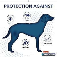 Vista 4 de Hartz UltraGuard Plus - Collar antipulgas y garrapatas para perros y cachorros, 7 meses de prevención y protección de pulgas y garrapatas por