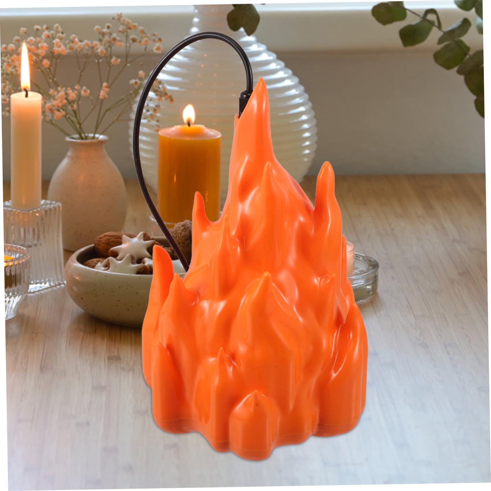 Alipis Lampadina Effetto Fuoco LED Luce Fiamma Tremolante per Patio e Campeggio Lampada Notturna Decorativa Illuminazione Fiamma per Appartamento e Arredamento