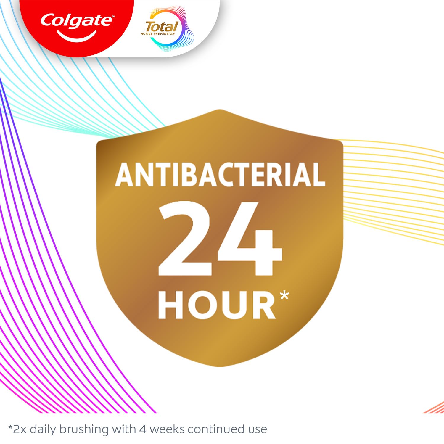 Colgate Total Whitening Toothpaste, Freshens Breath, Whitens Teeth and Provides Sensitivity Relief, Mint Flavor, 24 Pack