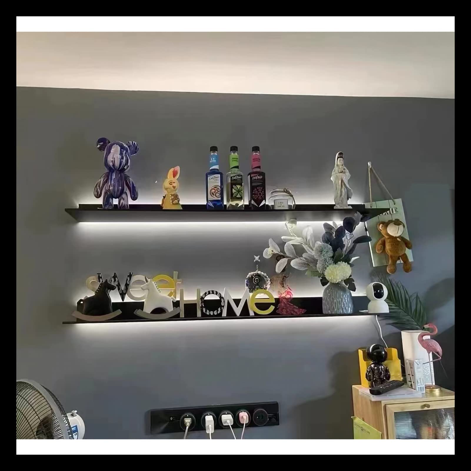 SCAFFALE AD ANGOLO Legno Scaffali Da Riporre A Parete EUR 23,46 - Foto 2