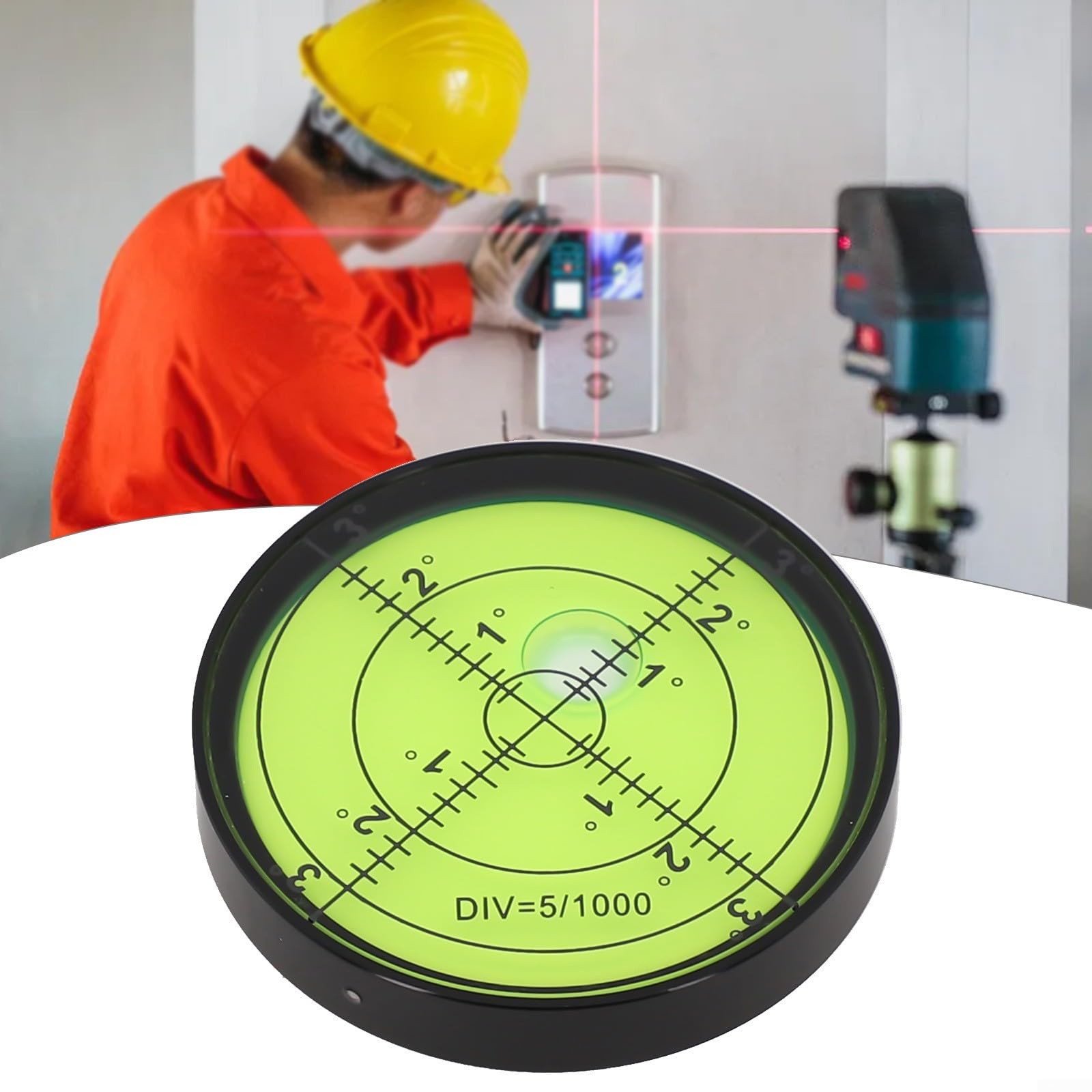 Livella A Bolla Metallica 60x10mm - Per Tavoli Da Biliardo, Elettrodomestici, Livellamento Preciso - Foto 3