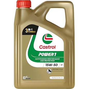 Castrol POWER1 4T 15W-50 Engine Oil, 4L