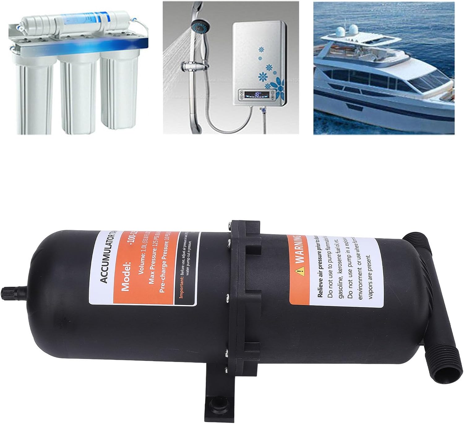 CONSTANT PRESSURE TANK 1L LARGE CAPACITY STABILIZING WATER RV BOAT