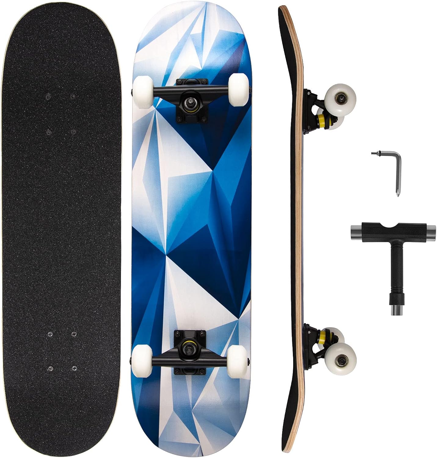 奈良シルク スケートボード 31インチ スケボー コンプリート 高精度abec 7ベアリング採用 97aウィール 集中力や平衡感覚育成 スケ 人気特価